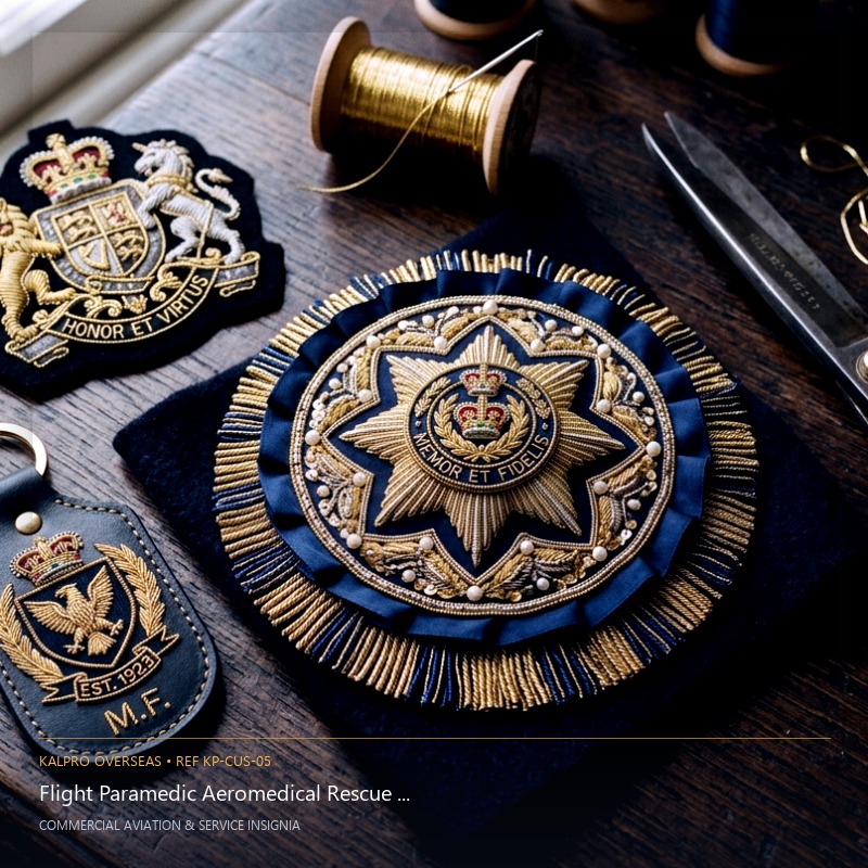 Flight Paramedic Aeromedical Rescue Wings - Handmade Bullion & Insignia